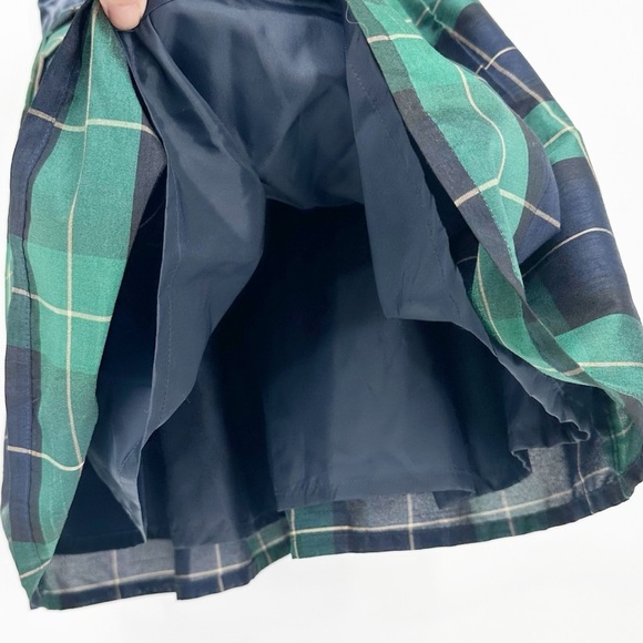 NWT Hope & Henry Tafetta Christmas Holiday Bow Front Plaid Party Dress Sz 4 - Picture 5 of 5